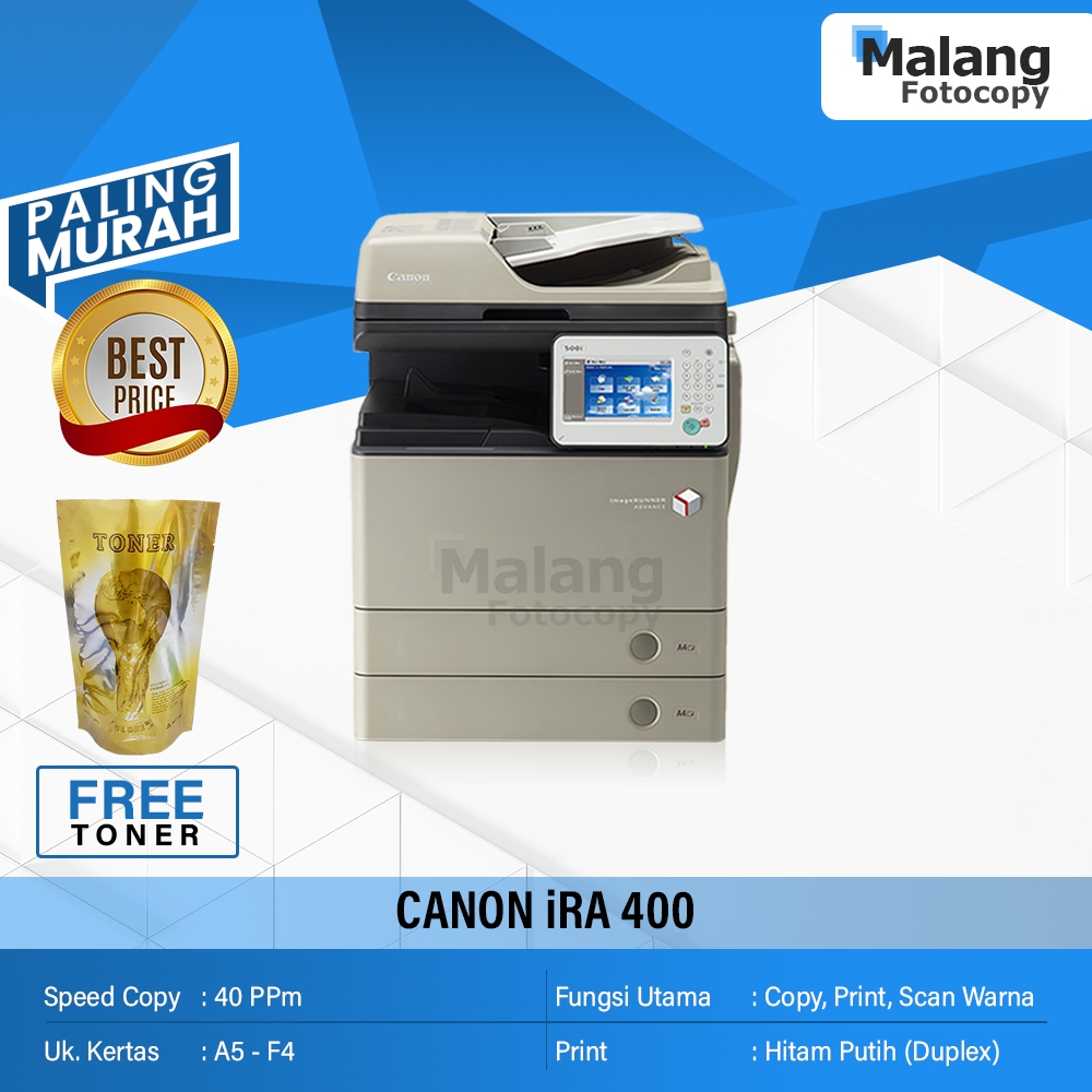 Mesin Fotocopy CANON IRA 400 Rekondisi Import
