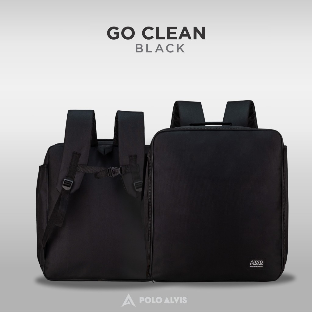 POLO ALVIS - Tas Jumbo Go Clean Kurir 50 Liter Tas Punggung Services Ransel Jumbo Gosend Gojek