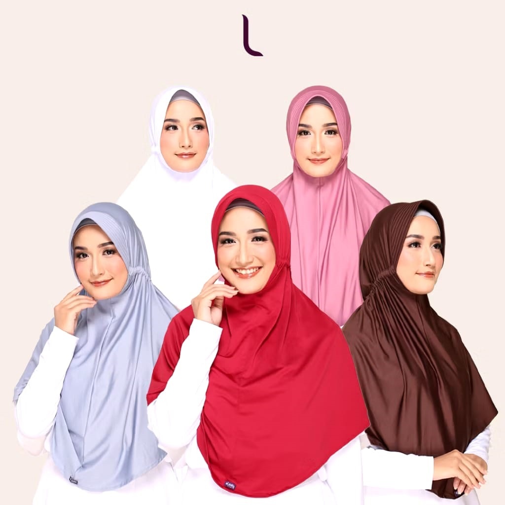 Elzatta Hijab instan kerudung Bergo serut Elzatta | Zaria Sahara L