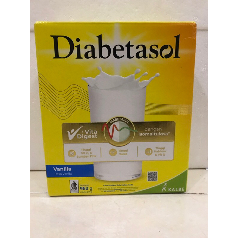 

Susu Diabetasol 950gr Vanilla