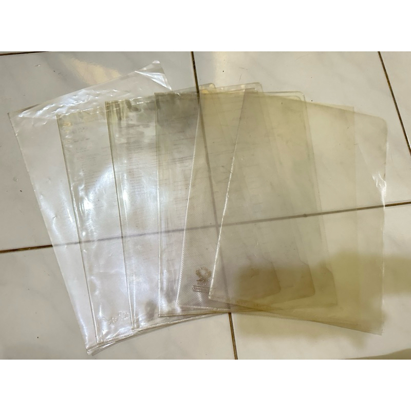 

Map File Plastik L Size A4 Transparan Warna Folder Cover Kertas