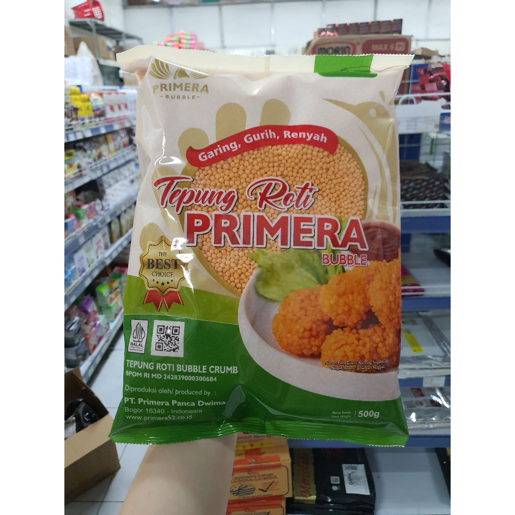 

PRIMERA BUBBLE CRUMB 500GR