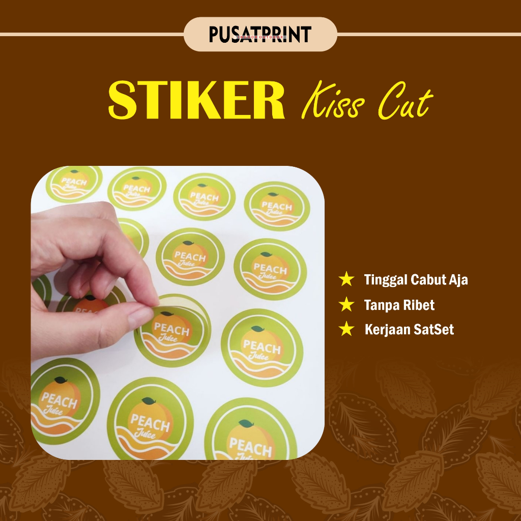 

CETAK STIKER LABEL CROMO CUT A3+ MURAH | EXPRESS | CETAK STIKER LABEL KEMASAN MAKANAN & MINUMAN | LANGSUNG JADI