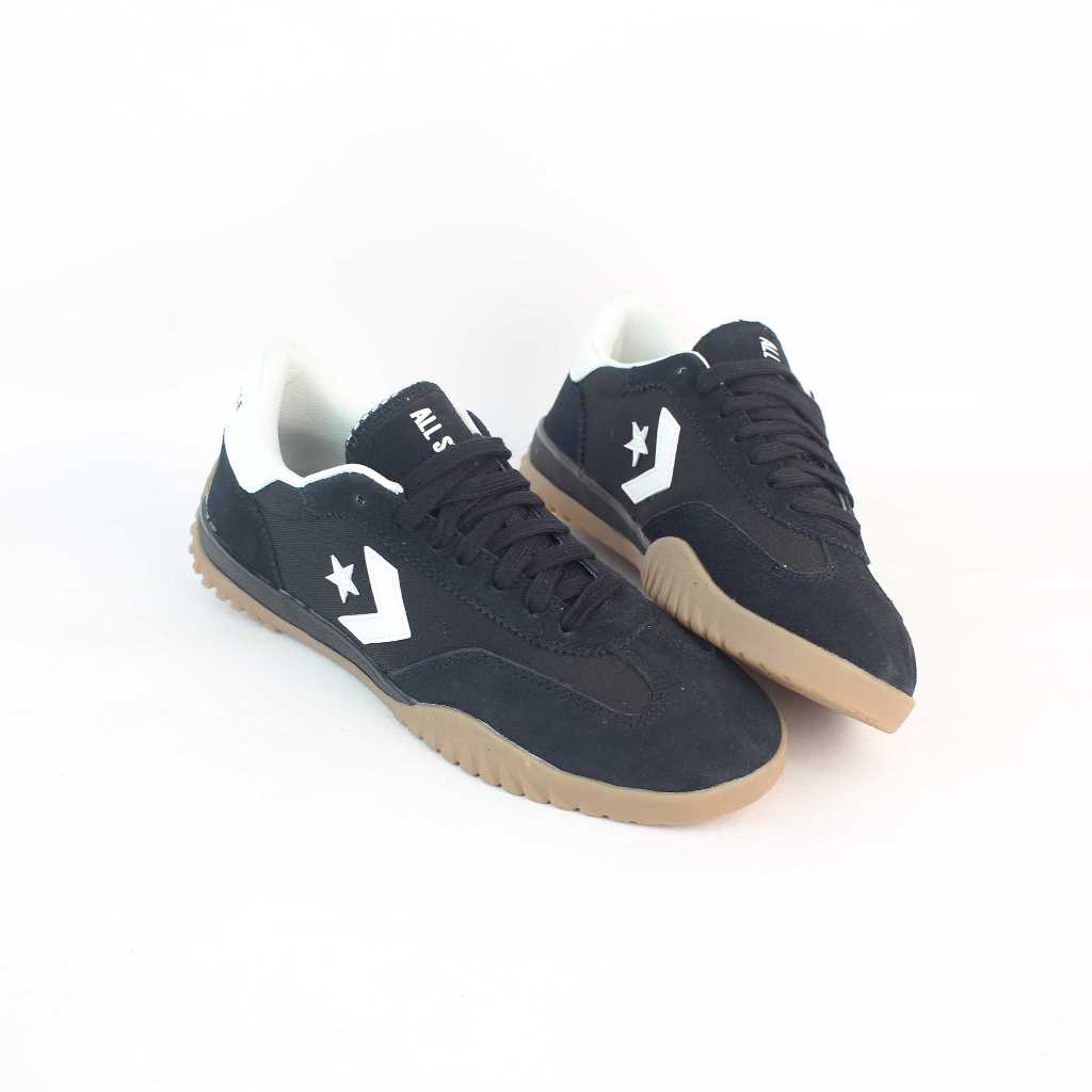 Converse Run Star Trainers Black White Egret