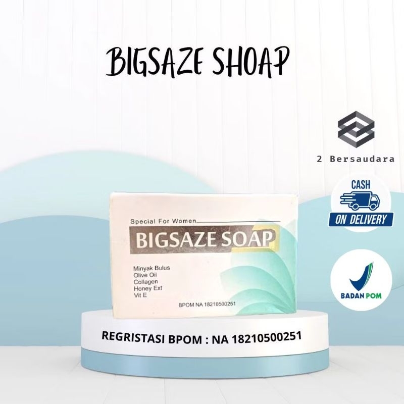 BIGSIZE SOAP BPOM SABUN PEMBESAR PAYUDARA INSTANT CEPAT PERMANEN ( PALING AMPUH)
