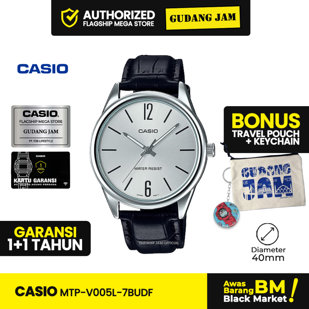 Jam Tangan Casio MTP-V005L-7BUDF MTP-V005L MTP-V005 MTPV005L MTP V005L *