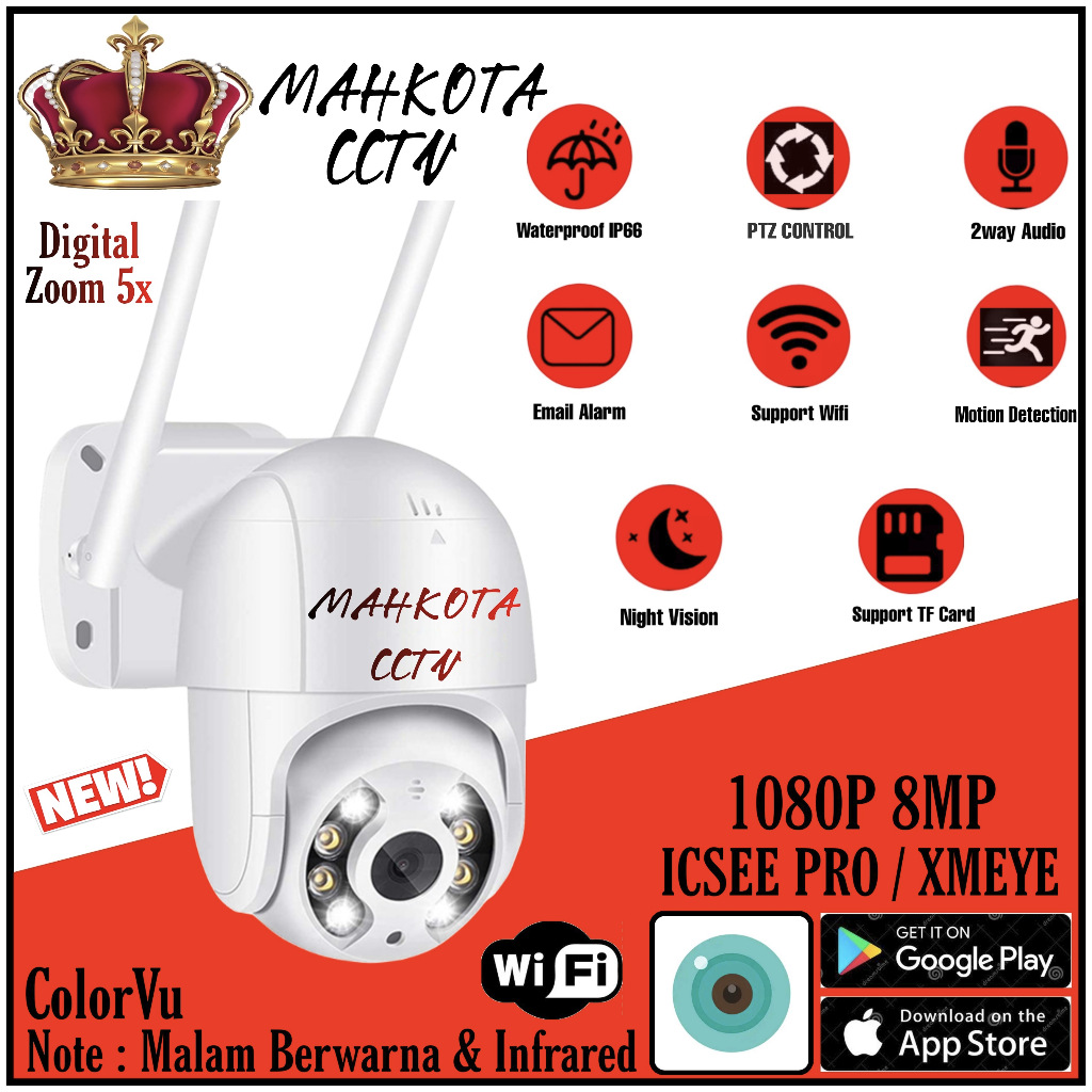 IP Camera ICSEE 1440P ULTRA HD IP Speed dome Outdoor Wireless