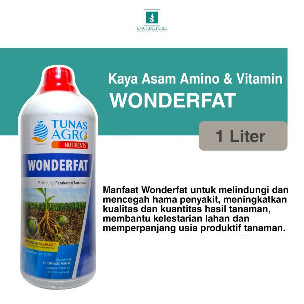 Nutrisi WONDERFAT 1 Liter Melindungi Perakaran Tanaman Tunas Agro