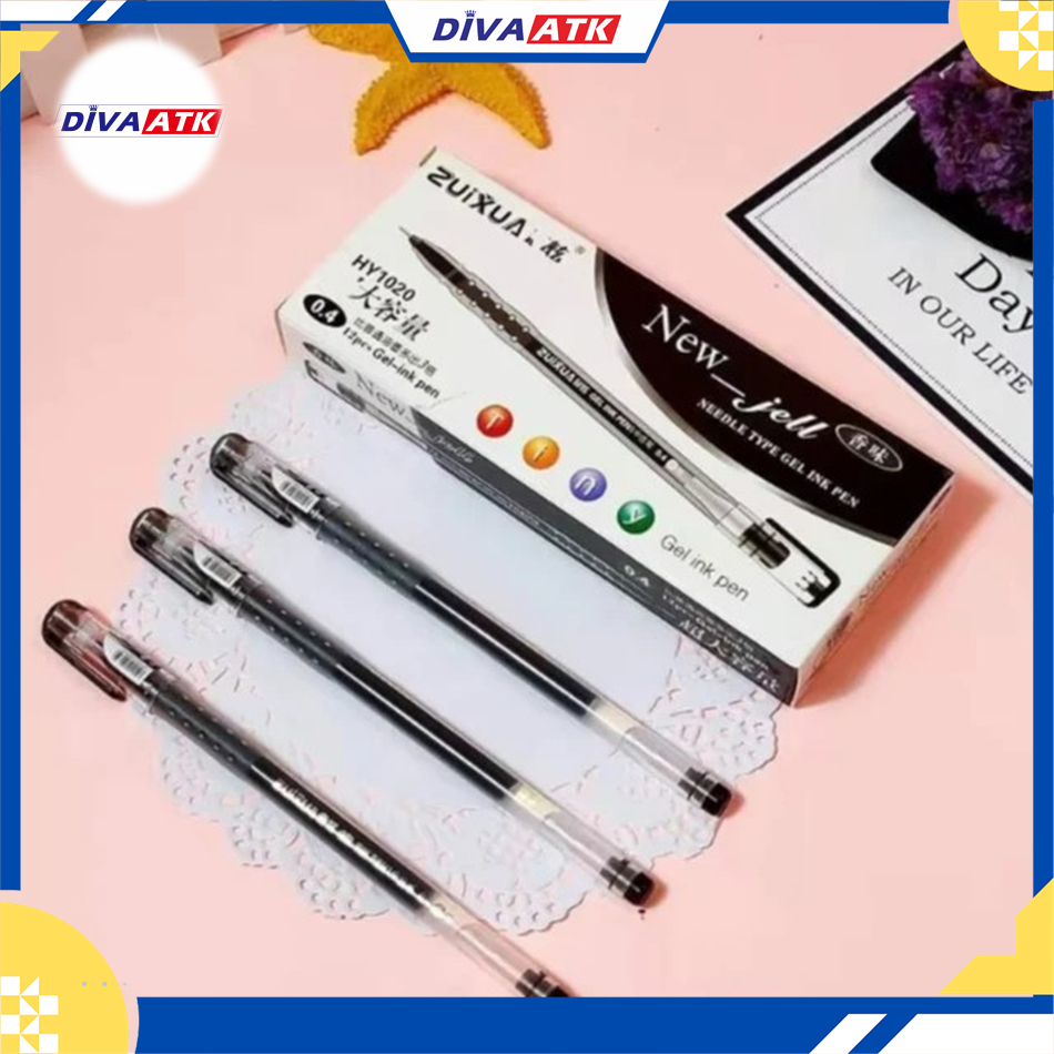 

Pulpen Gel Zuixua 0.4 hitam