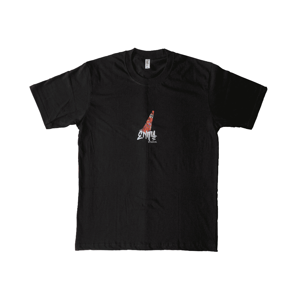 Kaos Hitam ENMA STUDIOS T-shirt Traffic Cone Cotton Combed 30s