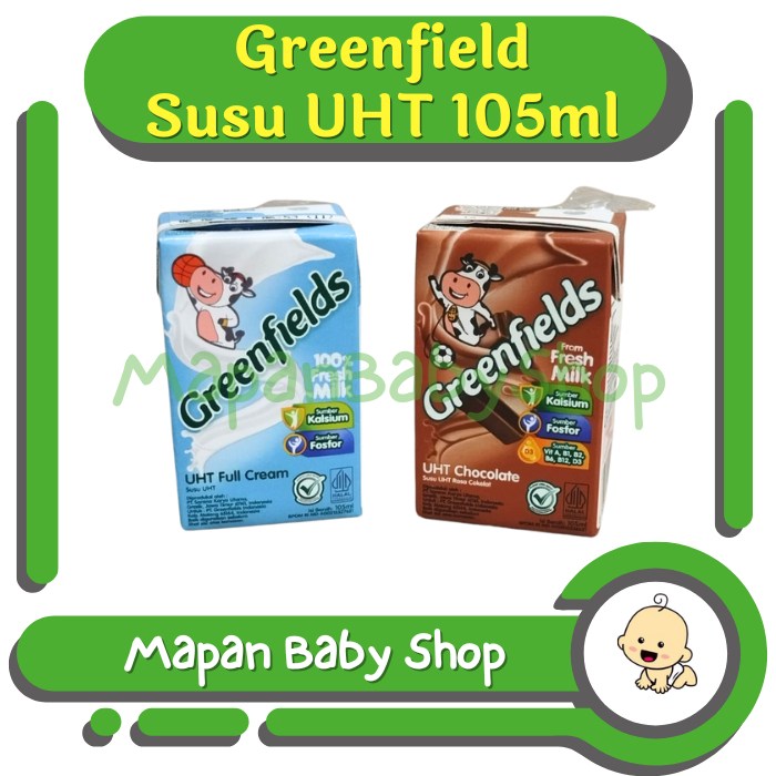 

Susu Cair Greenfields UHT 105ml Kecil (Greenfield Milk) dari MapanBabyShop