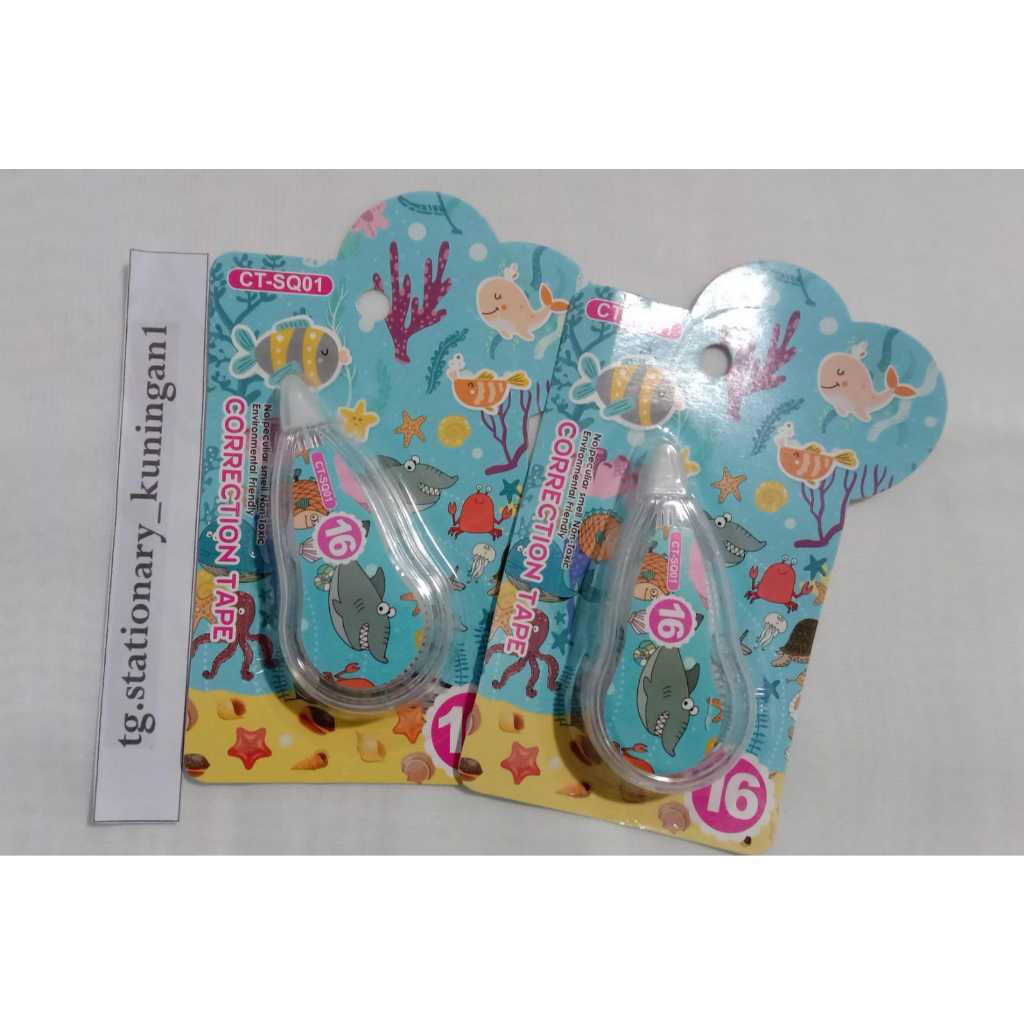 

Tipe-x tape Squeezy Panjang 16m CT-SQ01