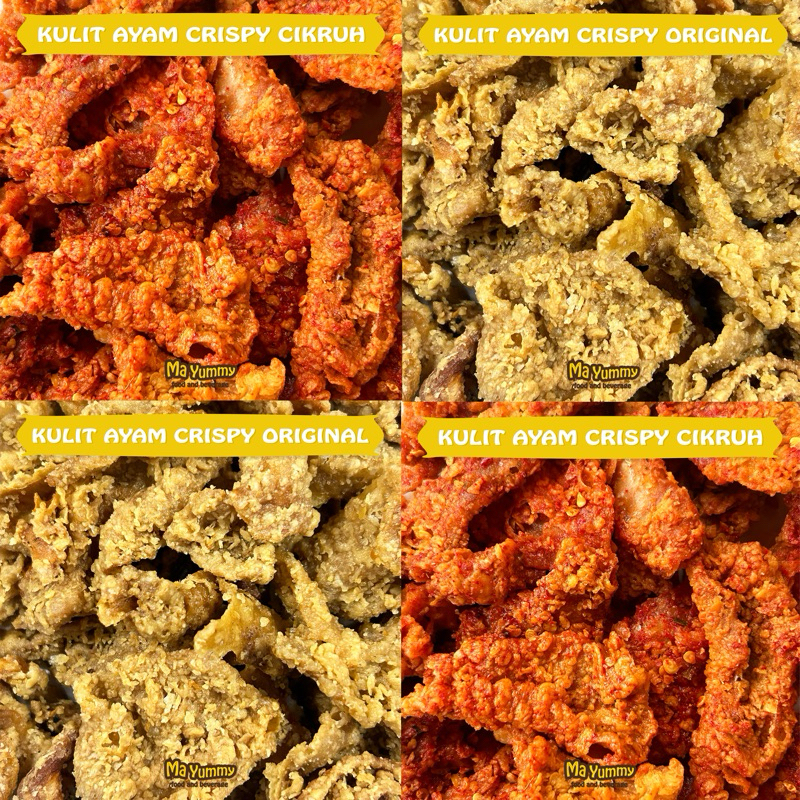 

Kulit Ayam Crispy 500gr Varian Rasa Original dan Pedas Cikruh