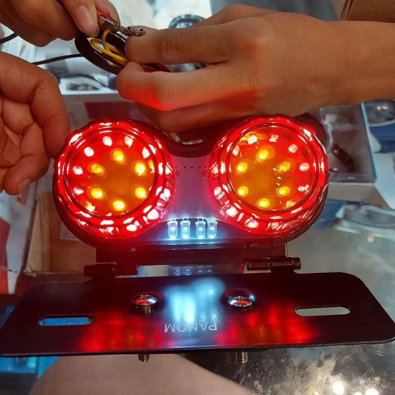 Lampu Belakang Motor Lampu Stoplamp led motor custom variasi untuk rx king harley japstyle lampu sto