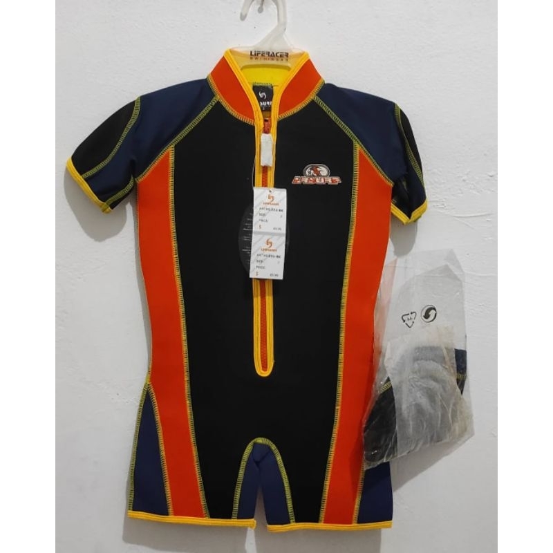 baju renang anak. baju diving anak. baju thermal anak. lr surf sz 2-3tahun