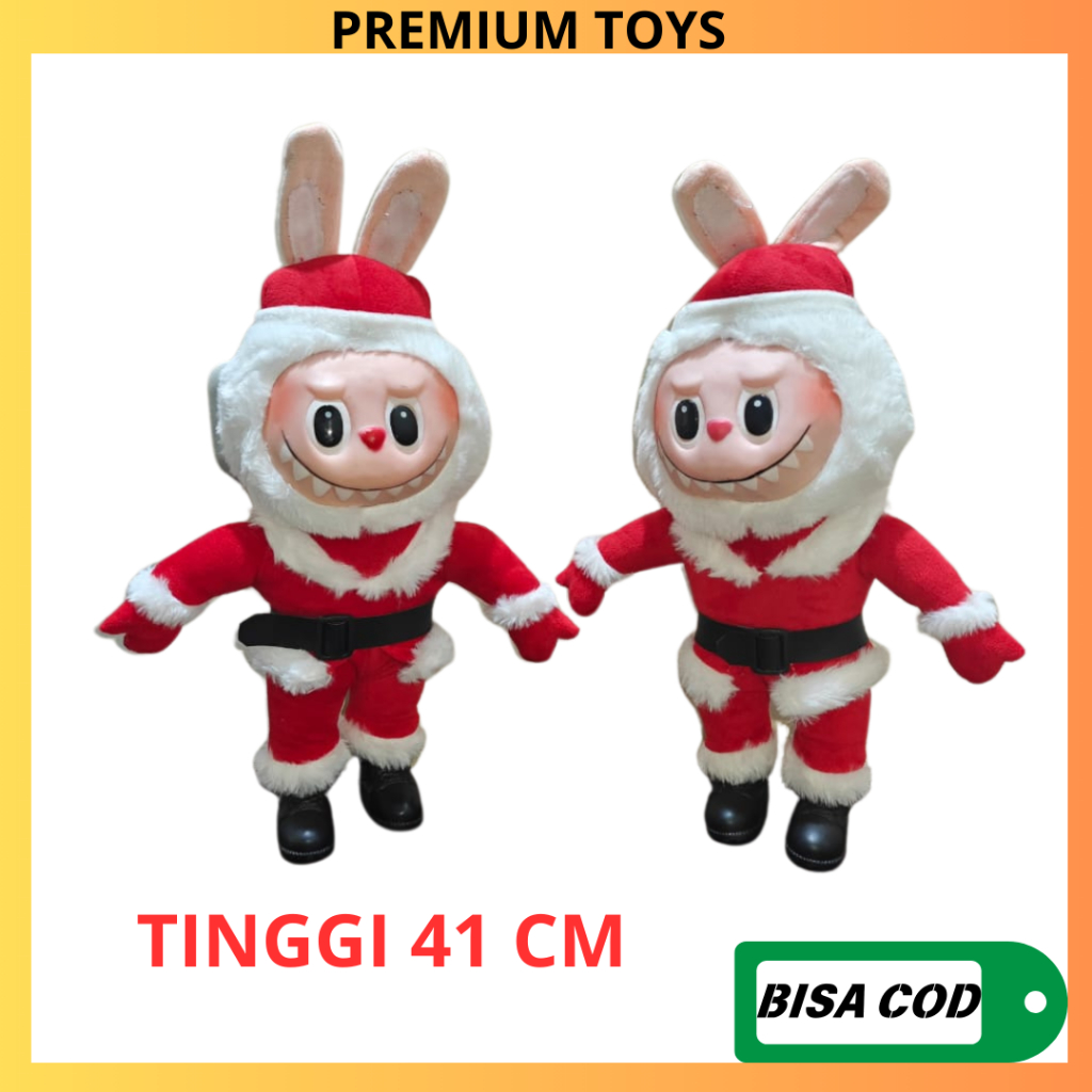 TERBARU VIRAL/BONEKA LABUBU BAJU SANTA CLAUS COSTUM KOSTUM SANTA CLAUS BONEKA SANTA CLAUS CLAUSE
