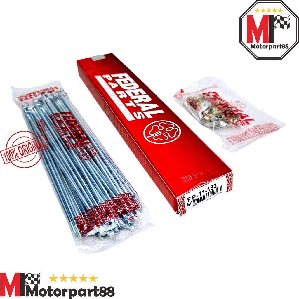 JARI JARI VELG JERUJI SPOKE SET FP-11-183 DEPAN SUPRA X 125 KARISMA X SUPRA FIT DISC SUPRA X  FEDERA