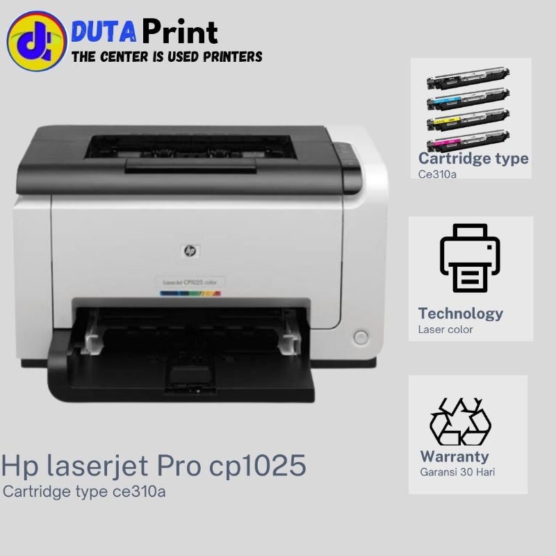 Printer hp Laserjet CP1025 Color murah siap pakai