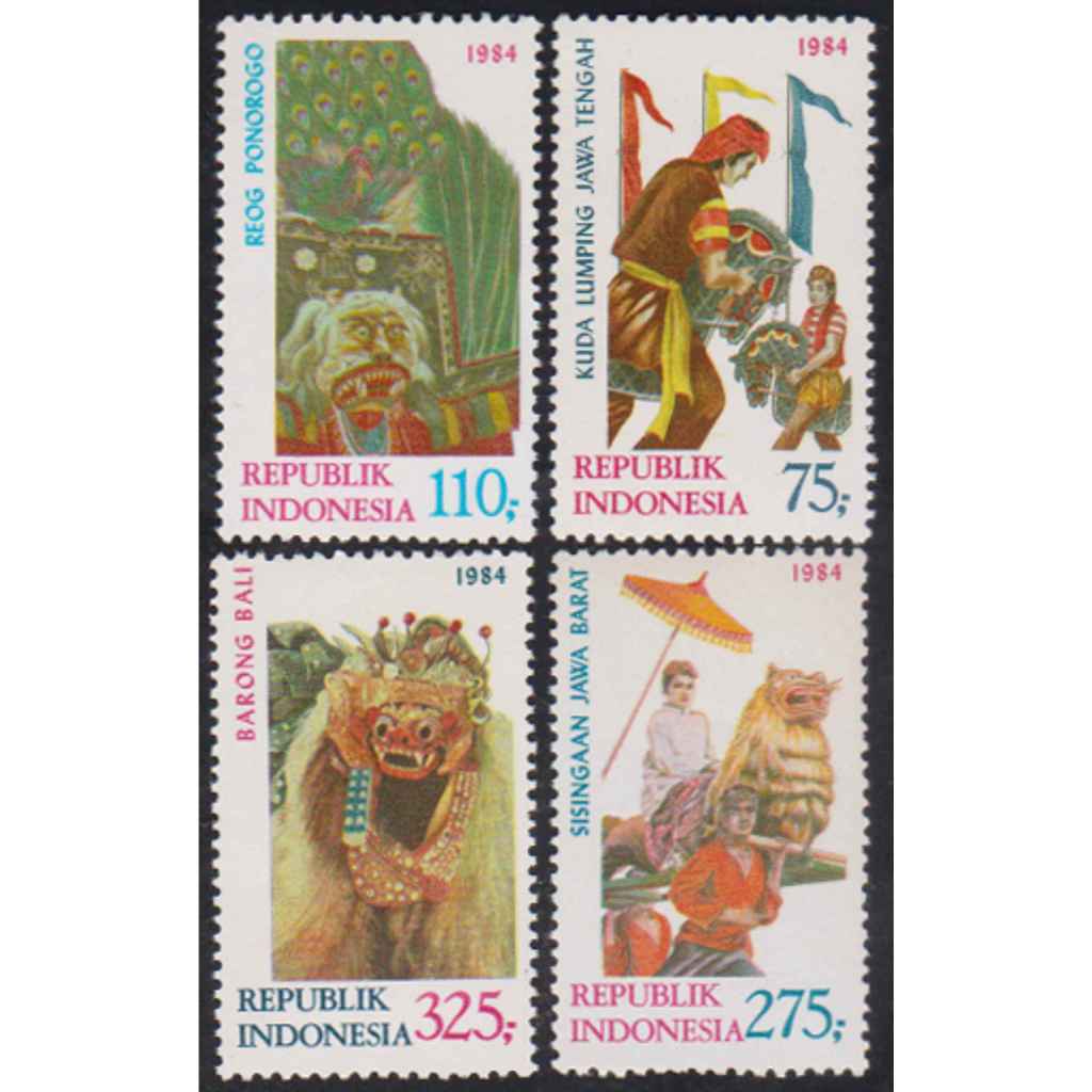 

A 11224 SET LENGKAP PRANGKO INDONESIA TEMA KEBUDAYAAN TAHUN 1984 DENGAN KONDISI MNH MINT NEVER HINGED