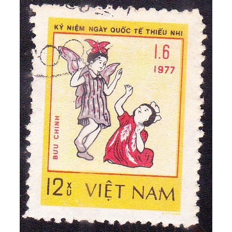 

A 11327 SATU BUAH PRANGKO VIETNAM NOMINAL 12 XU TEMA ANAK DAN BIDADARI DENGAN KONDISI SUDAH ADA CAP