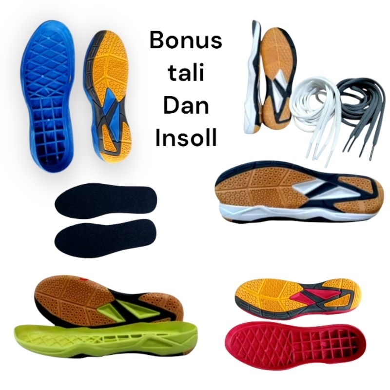 Sol Sepatu Sport/ Tapak Sepatu Voli Badminton