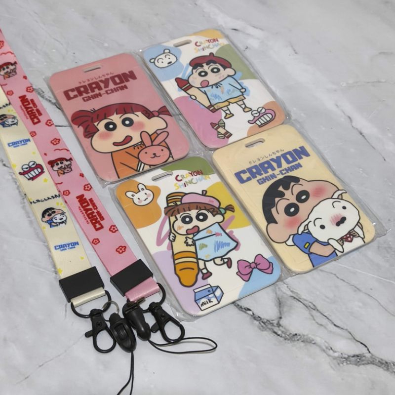 

Lanyard Kalung ID Card Holder Sincan Sinchan / Shinchan Friends Lucu Cute