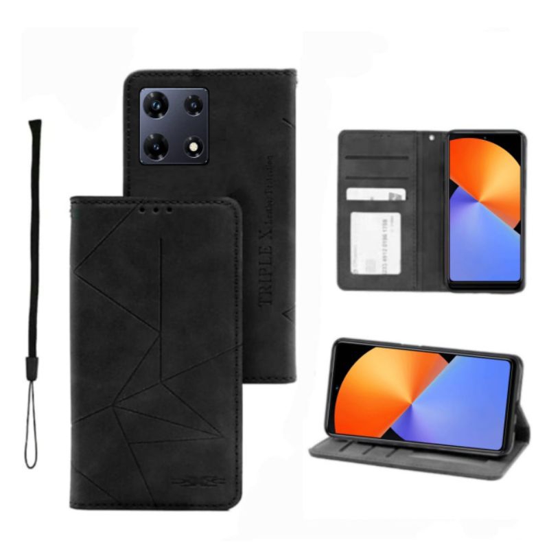 CASING FLIP COVER KULIT OPPO RENO 2F, RENO 3, RENO 3 PRO, RENO 4, RENO 4 PRO, RENO 4F