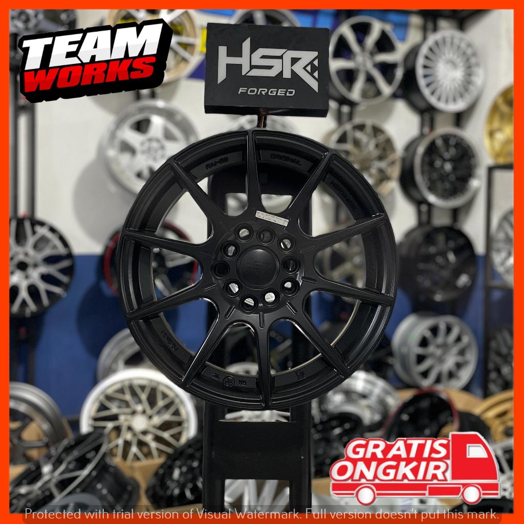 VELG RACING RAI S2 BLACK R15 MOBIL LUXIO ERTIGA L300 GRANDMAX RING 15 LEBAR 6,5 PELEK RACING JDM