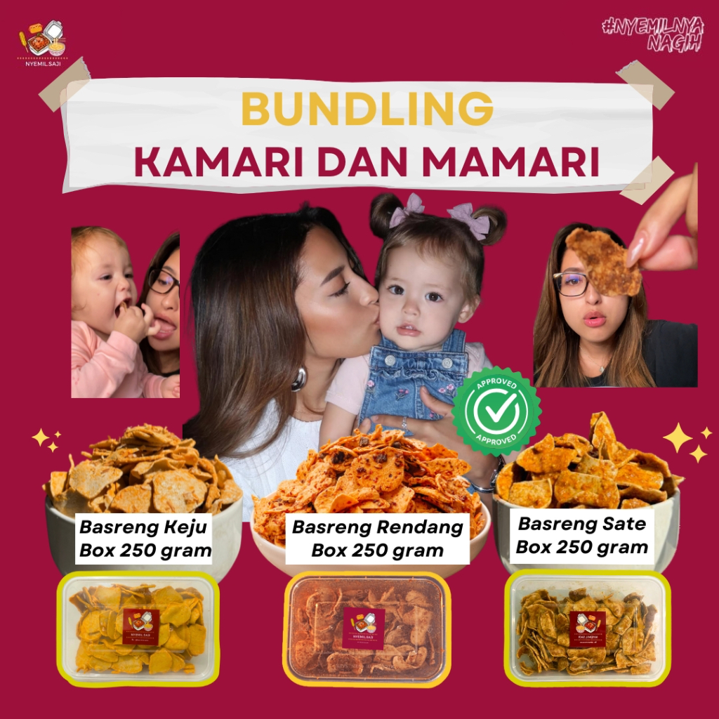 

PAKET BUNDLING KAMARI (BASRENG KEJU RENDANG SATE)