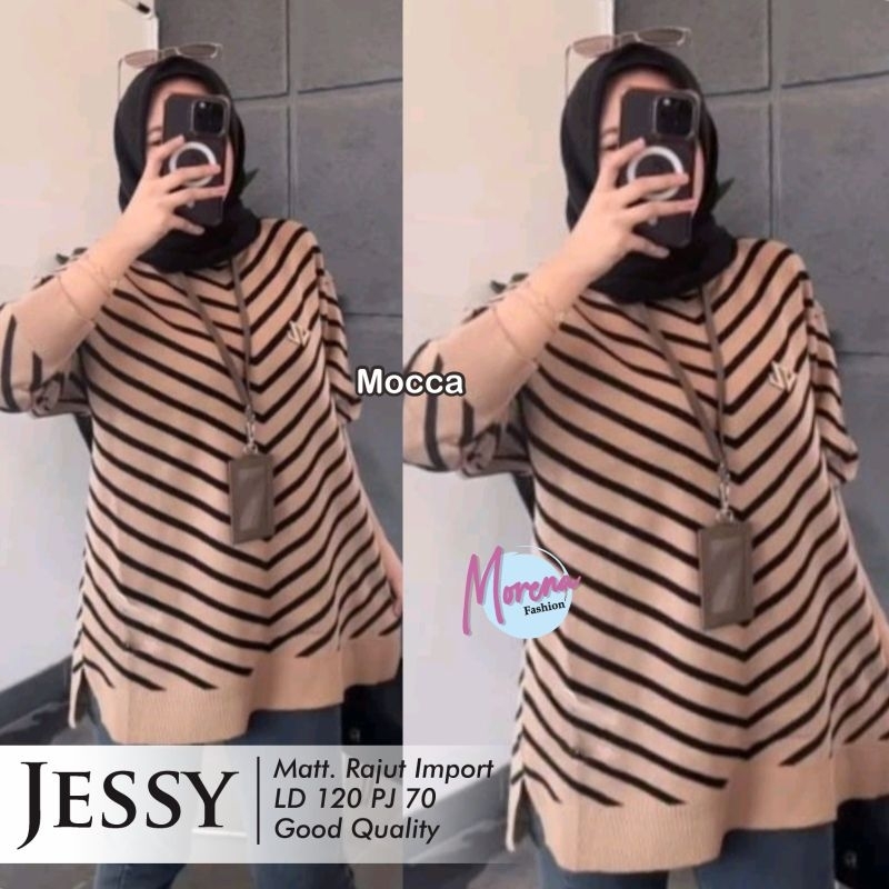ziba top kaos knit motif by moca alfashion rajut korean import kaos oversize kaos big size kaos raju