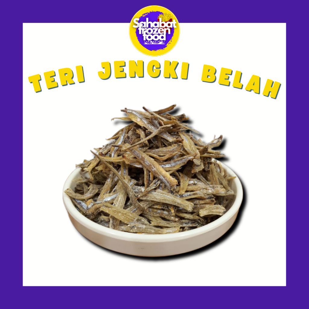 

Ikan Teri Jengki Belah 100gr / Ikan Asin Teri Jengki