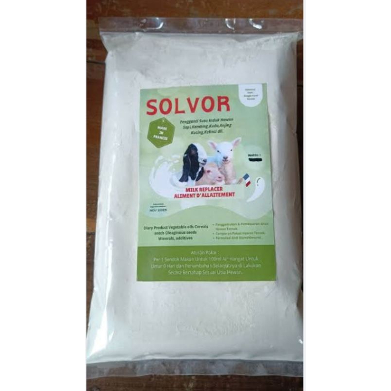 Solvor Susu kambing sapi Domba Anakan Susu Sapih Ganti Induknya 1kg