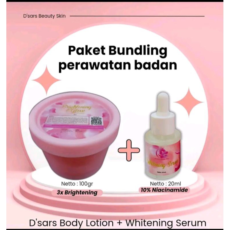 D'Sars Body Lotion + Whitening Serum