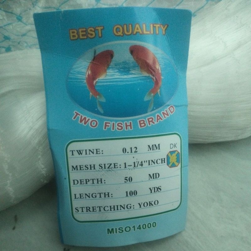 Jaring ikan jaring pukat jaring burung jaring ikan kecil ukuran 1 1/4-12-50/100 Yoko