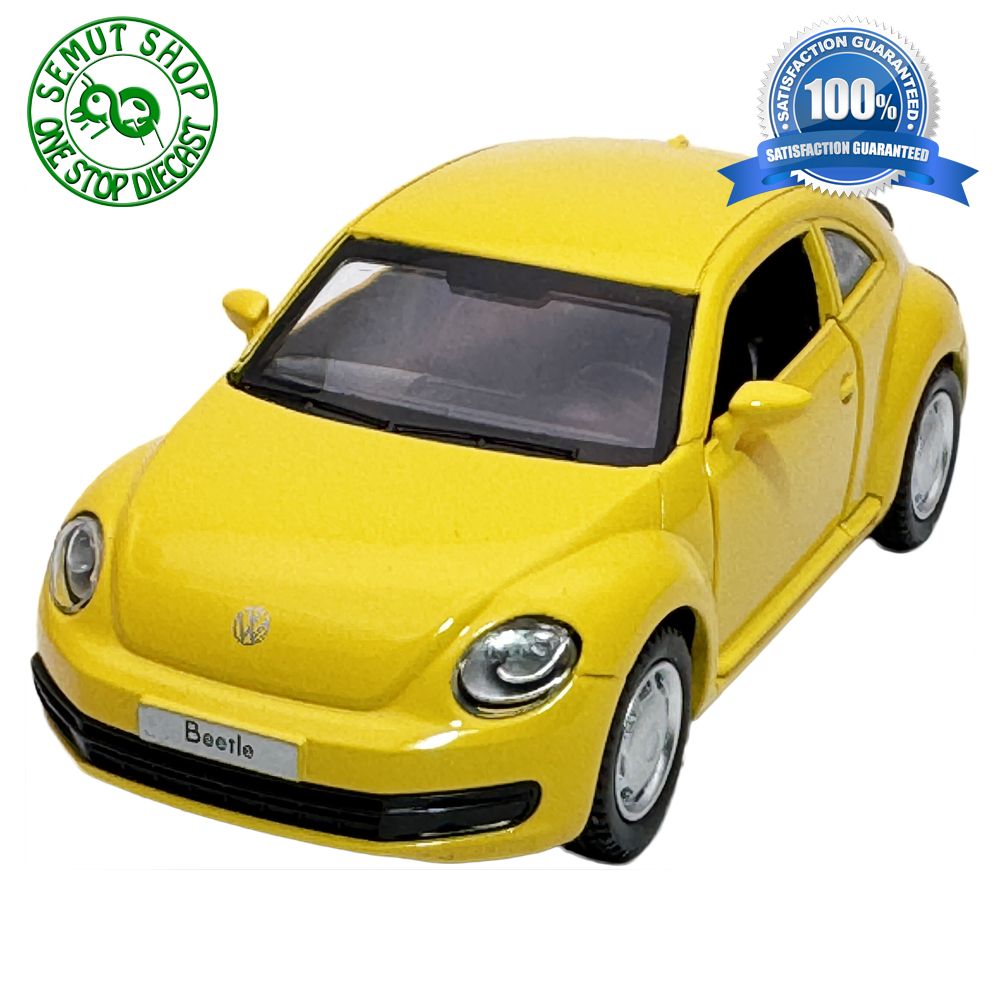 Apolo MSZ 2012 Volkswagen The Beetle Glossy Yellow Miniatur Mobil VW