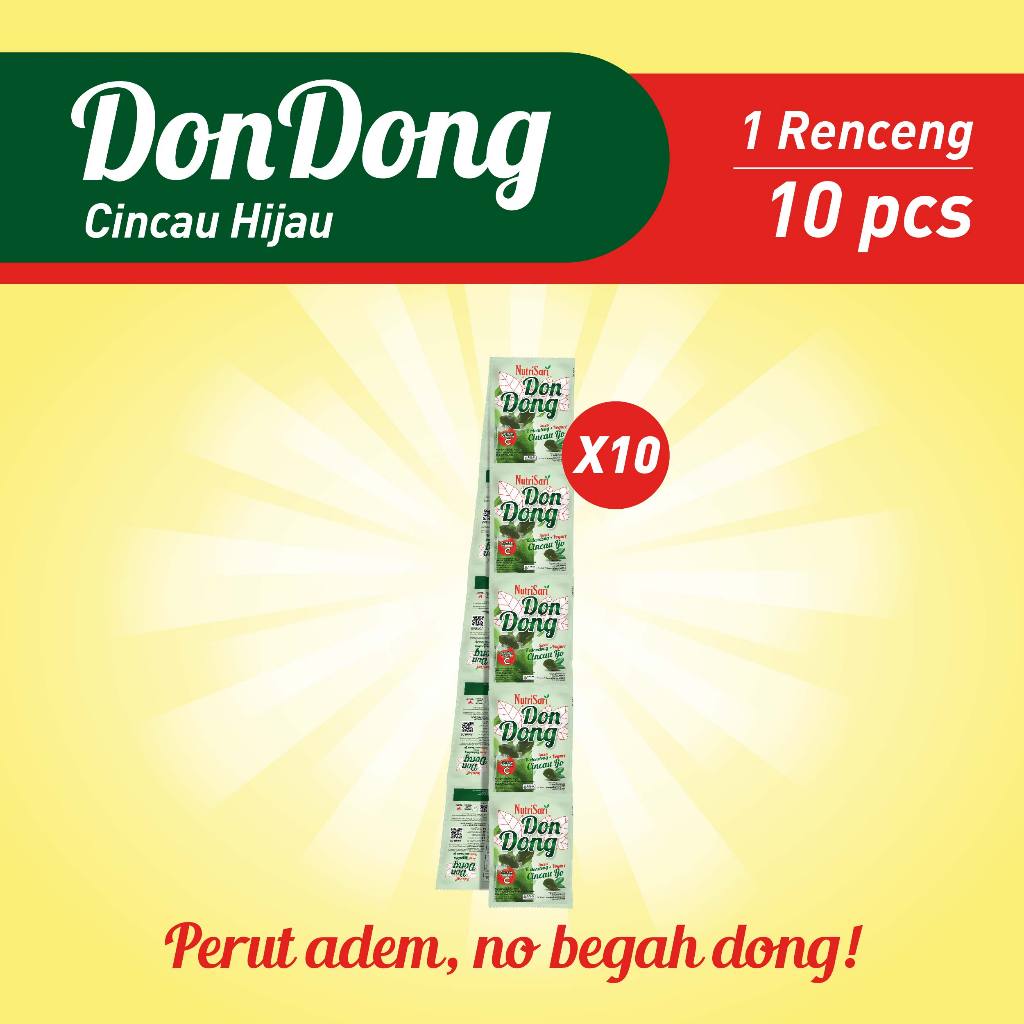 

Nutrisari Dondong Minuman Serbuk dengan Vit C - Rasa Cincau Hijau [14gr x 10pcs]