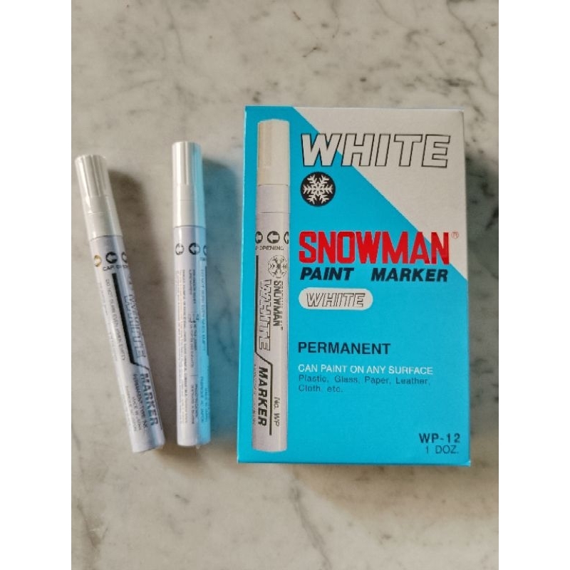 

spidol putih besar snowman