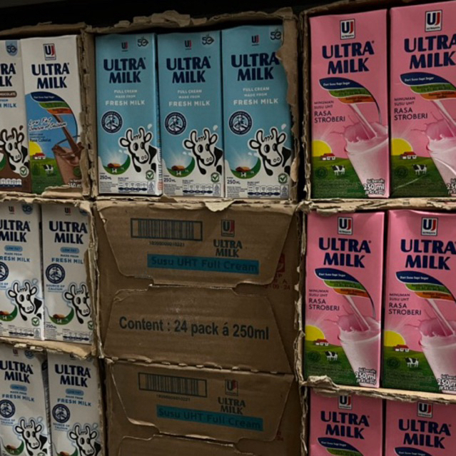 

Ultra Milk 250ml grosir karton susu sehat susu segar bekal anak sehat