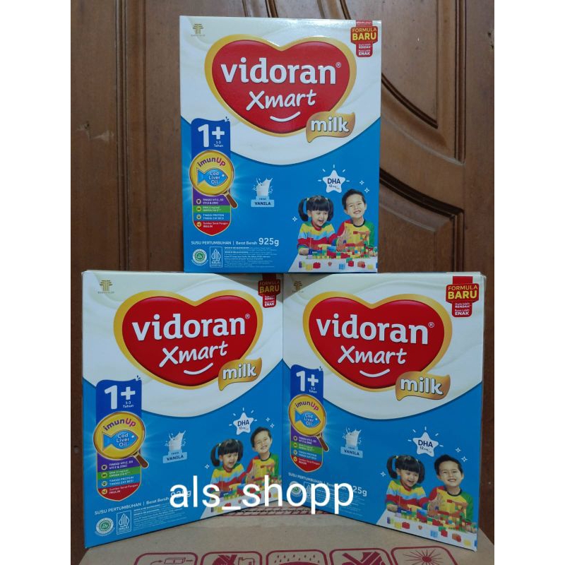 

Susu Formula Susu Tambahan Susu Lanjutan Susu Vidoran Xmart Untuk Usia 1 Tahun Keatas Ukuran 925gr Tersedia Rasa Vanila Dan Madu