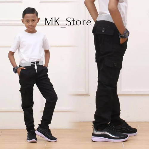 Celana Panjang Anak Tanggung Cargo RIP Pinggang Melar // Celana Cinos Anak Laki-Laki // Celana Anak 