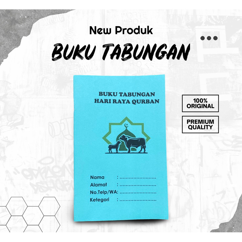 

(2pcs) BUKU TABUNGAN QURBAN M-3