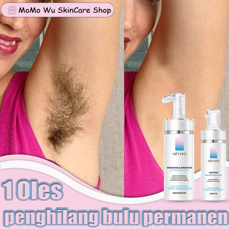 Krim Penghilang Bulu Bebas Rasa Sakit Pria&Wanita / Krim Penghilang Bulu Ketiak / Untuk Kumis  / Ket