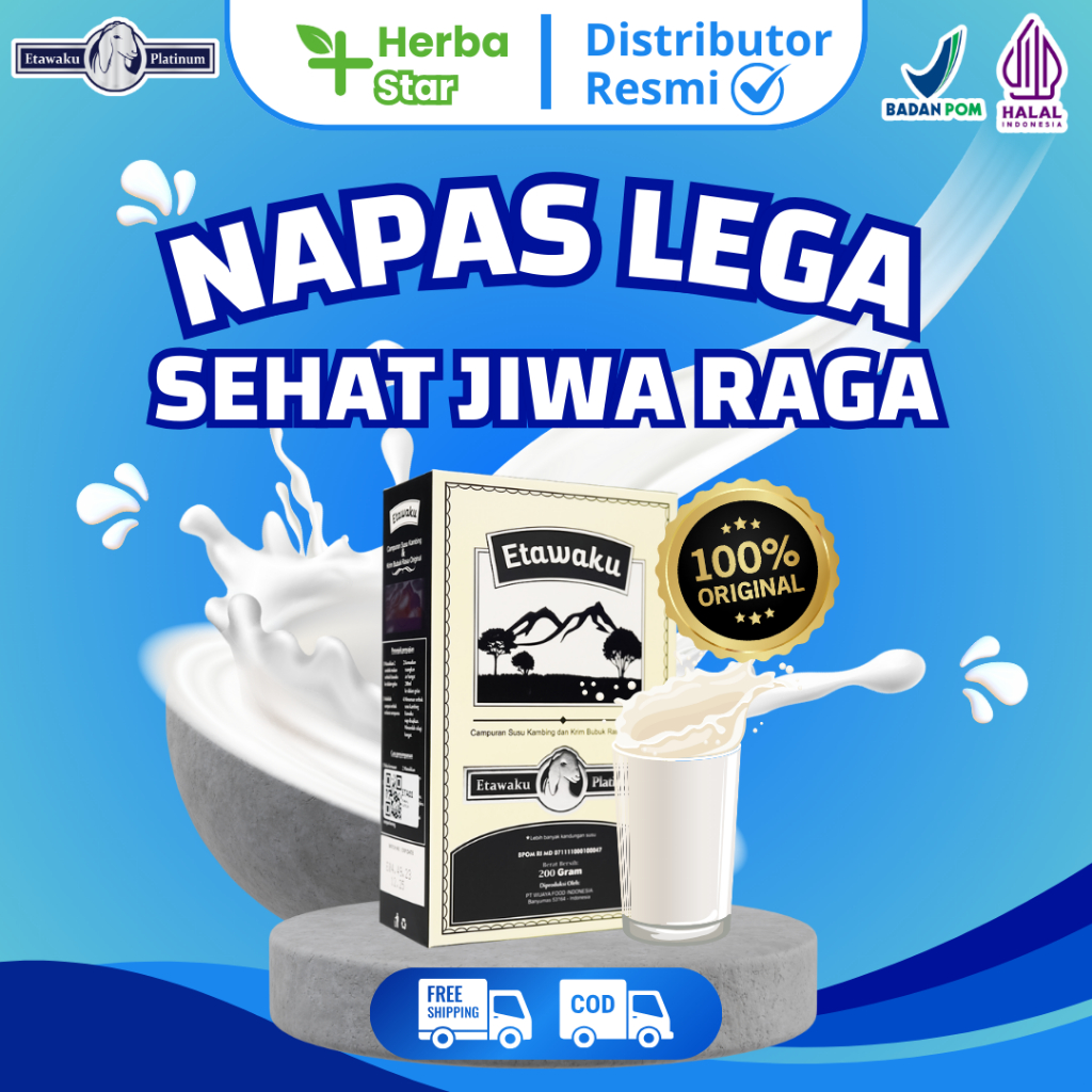 

Etawaku Susu Kambing Etawa | Solusi Ampuh Mengatasi Sesak Nafas - Kalsium Tulang
