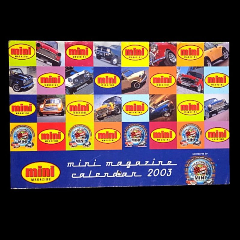 Kalender Lama Keluaran Mini Magazine 2003 Full Foto Mobil Mini Cooper