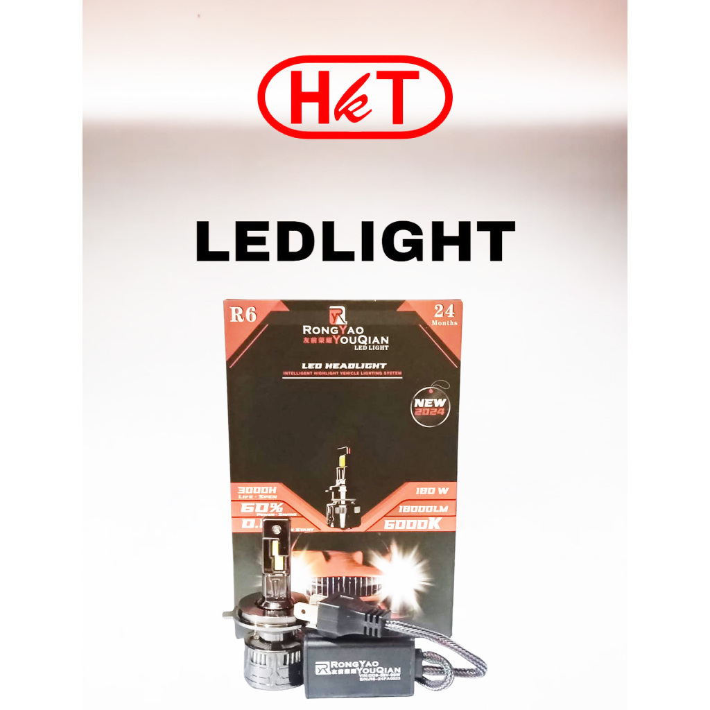 HKT BOHLAM LED RONGYAO YOUQIAN R6 H4 LAMPU UTAMA HEADLAMP SUPERWHITE menembus HUJAN