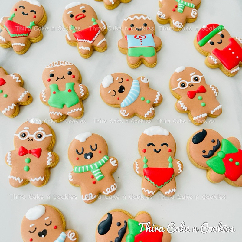 

READY RANDOM SATUAN cookies gingerbreadman kukis natal christmas gift kado kue kering