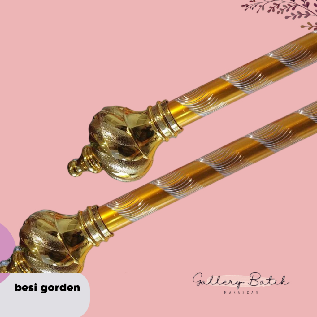 BESI GORDEN REL GORDEN PIPA GORDEN FULLSET [Gallery Batik Makassar]