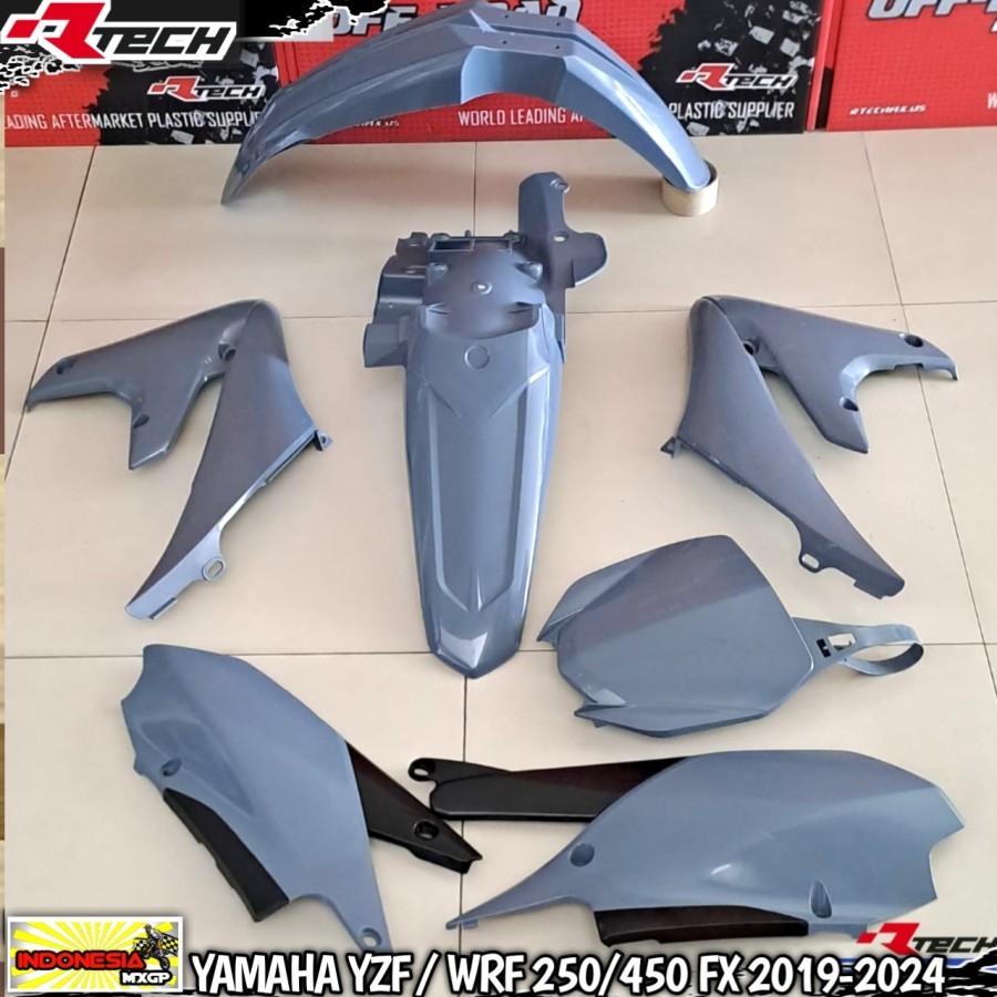 YAMAHA YZ - YZF WRF 250 450 FX 2018 2019 2020 2021 2022 2023 2024 - RACETECH COMPLETE PLASTIK KIT - 