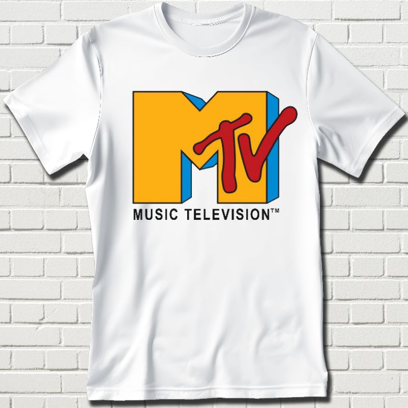Kaos MTV Music Television - Baju Kaos Dewasa - Kaos Music - Kaos Retro