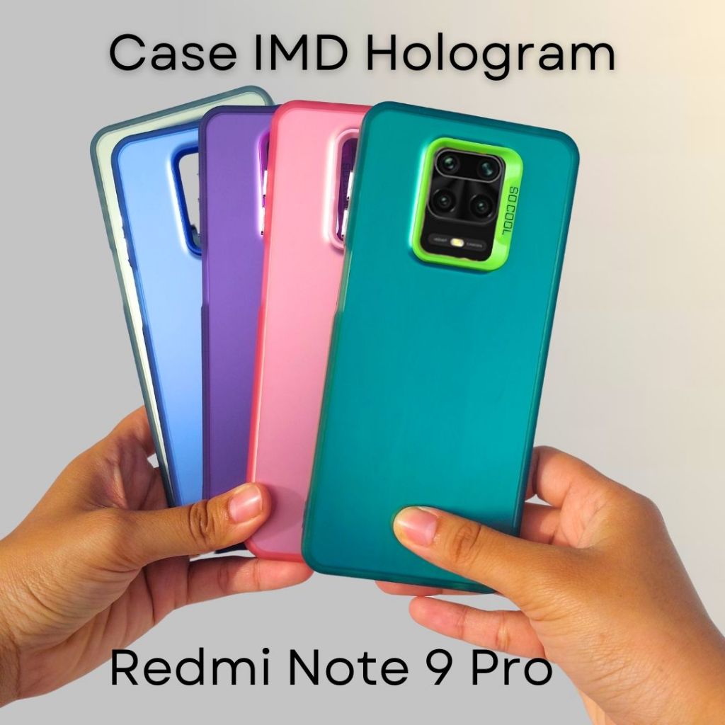 Xiaomi Redmi Note 9 Pro Case Softcase IMD HOLOGRAM PLATE Case Casing Hp Redmi Note 9 Pro